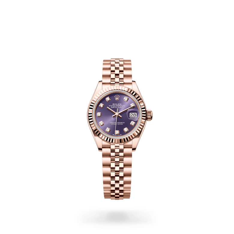 Rolex Lady-Datejust Oyster, 28 mm, Everose altın M279175-0020