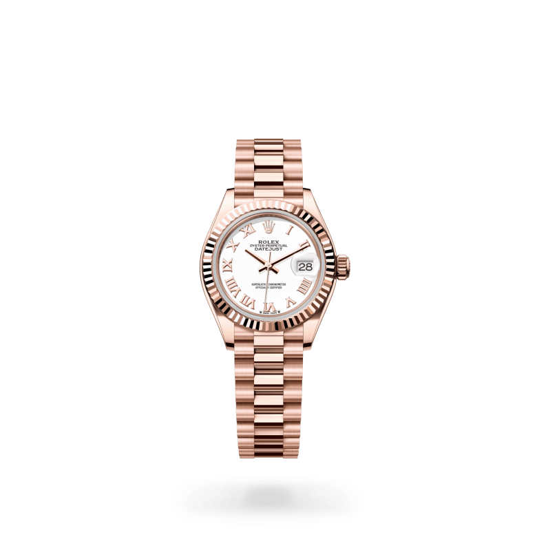 Rolex Lady-Datejust Oyster, 28 mm, Everose altın M279175-0021