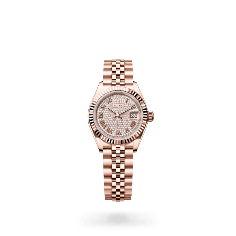 Rolex Lady-Datejust Oyster, 28 mm, Everose altın M279175-0024