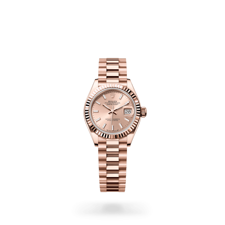 Rolex Lady-Datejust Oyster, 28 mm, Everose altın M279175-0025