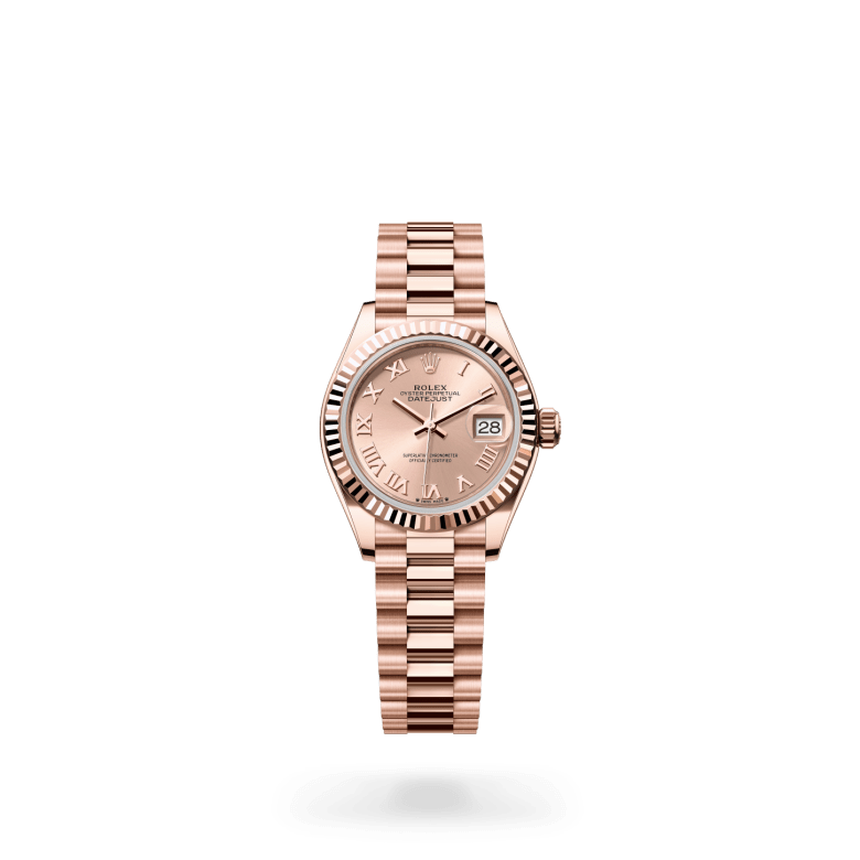 Rolex Lady-Datejust Oyster, 28 mm, Everose altın M279175-0027