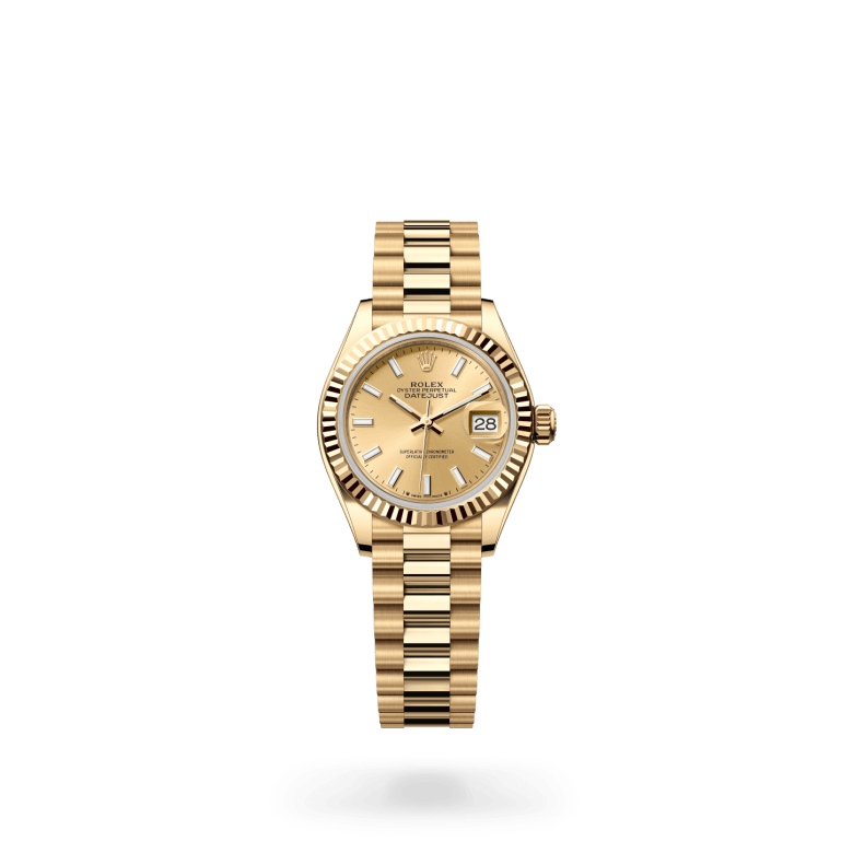 Rolex Lady-Datejust Oyster, 28 mm, sarı altın M279178-0001