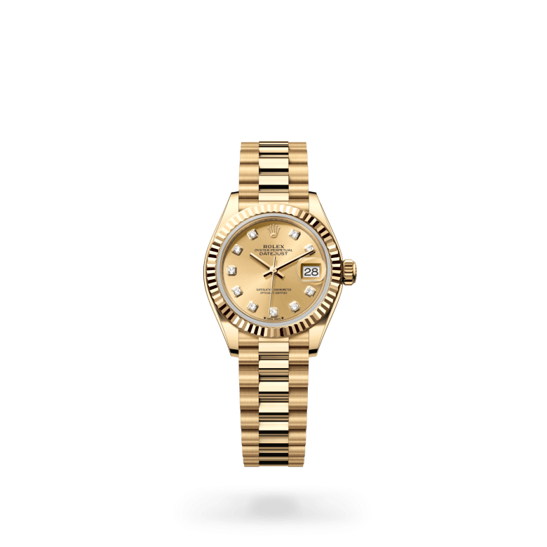 Rolex Lady-Datejust Oyster, 28 mm, sarı altın M279178-0017