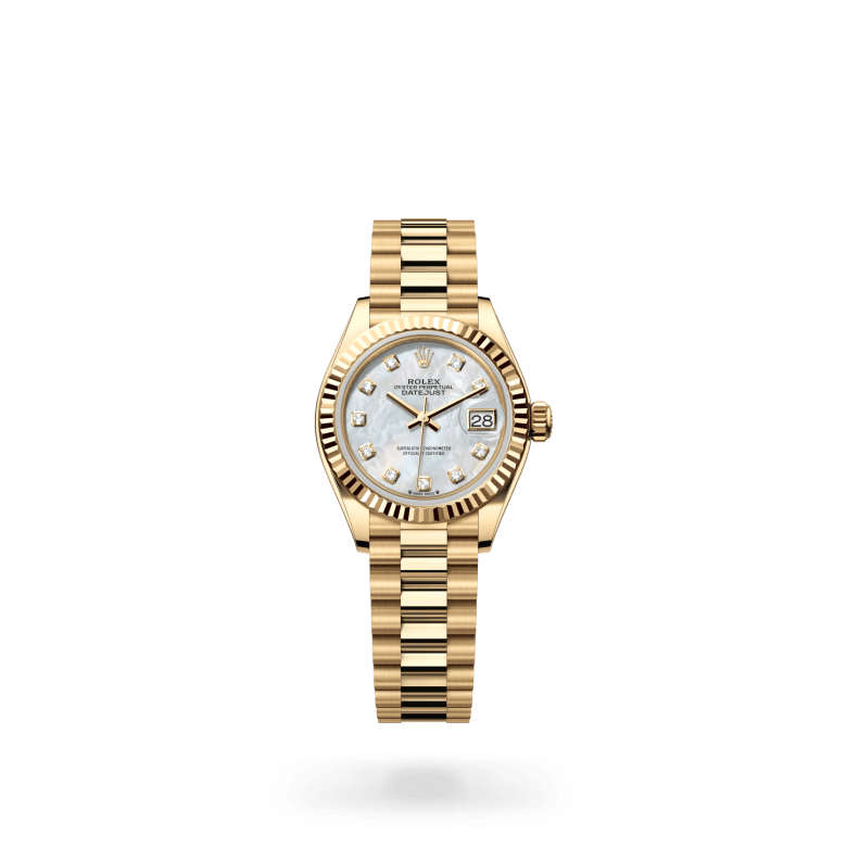Rolex Lady-Datejust Oyster, 28 mm, sarı altın M279178-0025
