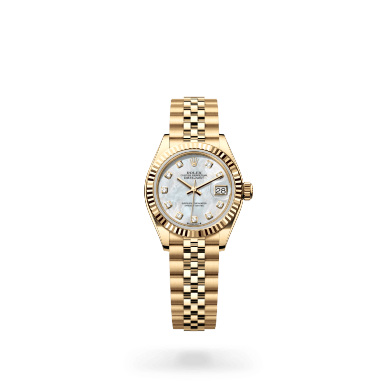Rolex Lady-Datejust Oyster, 28 mm, sarı altın M279178-0026