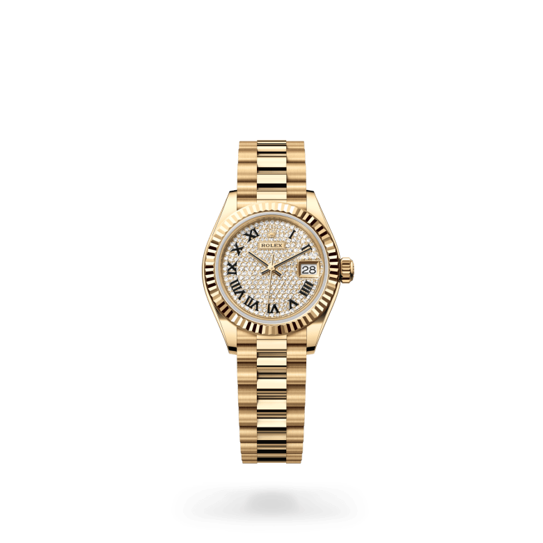 Rolex Lady-Datejust Oyster, 28 mm, sarı altın M279178-0031