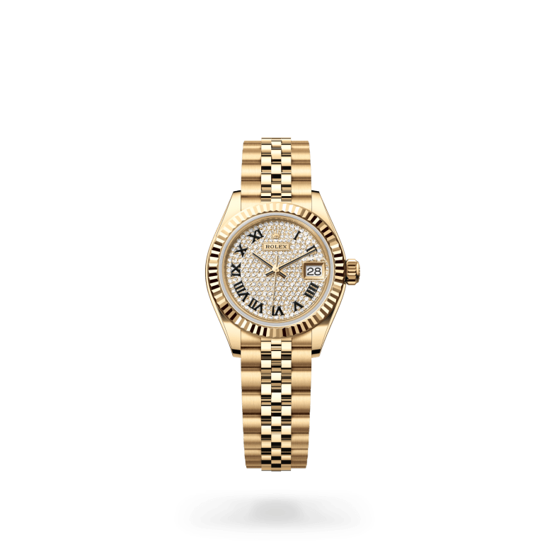 Rolex Lady-Datejust Oyster, 28 mm, sarı altın M279178-0032