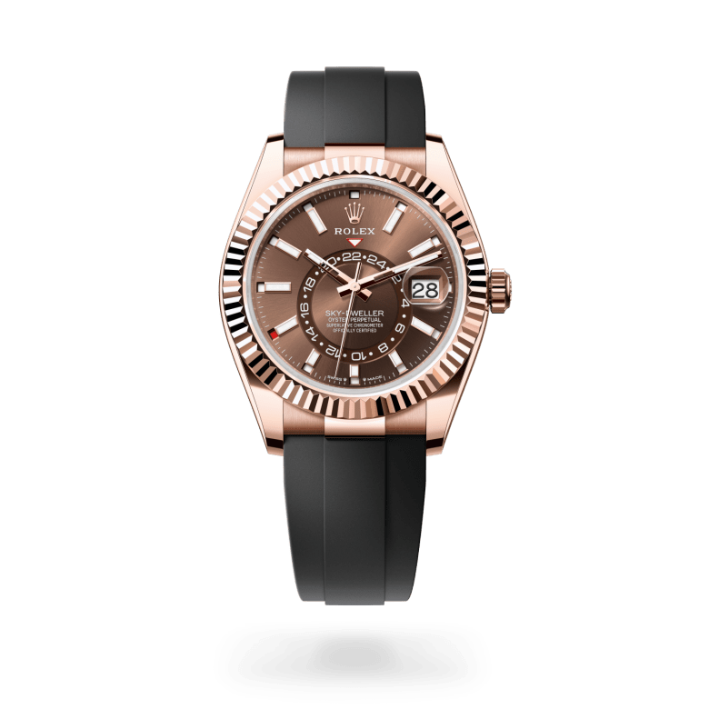 Rolex Sky-Dweller Oyster, 42 mm, Everose altın M336235-0002
