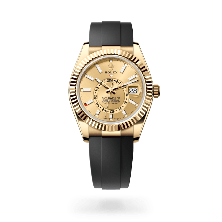 Rolex Sky-Dweller Oyster, 42 mm, sarı altın M336238-0001