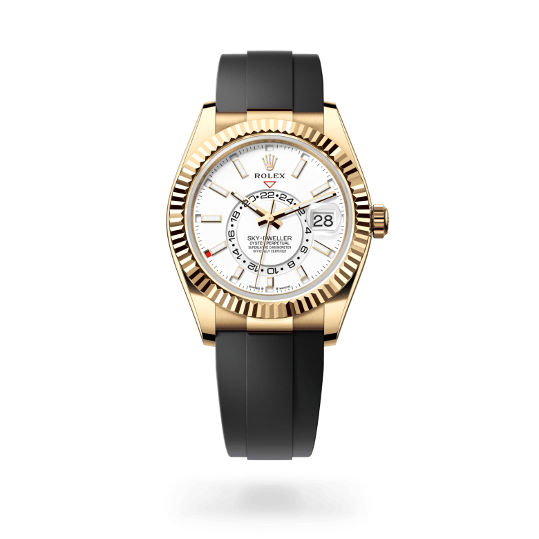 Rolex Sky-Dweller Oyster, 42 mm, sarı altın M336238-0003