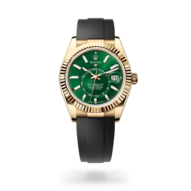 Rolex Sky-Dweller Oyster, 42 mm, sarı altın M336238-0004