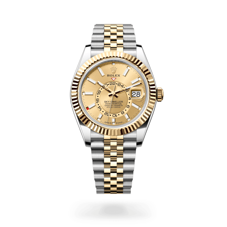 Rolex Sky-Dweller Oyster, 42 mm, Oystersteel çelik ve sarı altın M336933-0002