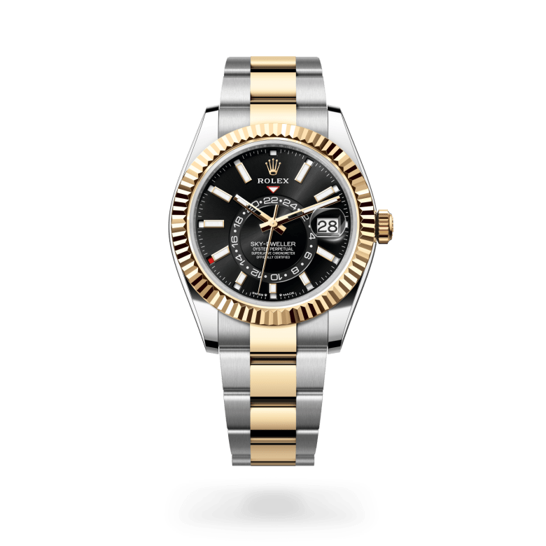 Rolex Sky-Dweller Oyster, 42 mm, Oystersteel çelik ve sarı altın M336933-0003