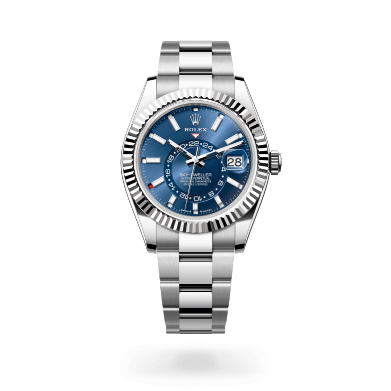 Rolex Sky-Dweller Oyster, 42 mm, Oystersteel çelik ve beyaz altın M336934-0005