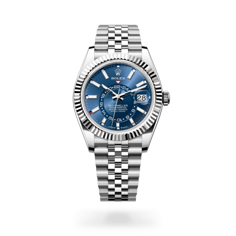 Rolex Sky-Dweller Oyster, 42 mm, Oystersteel çelik ve beyaz altın M336934-0006