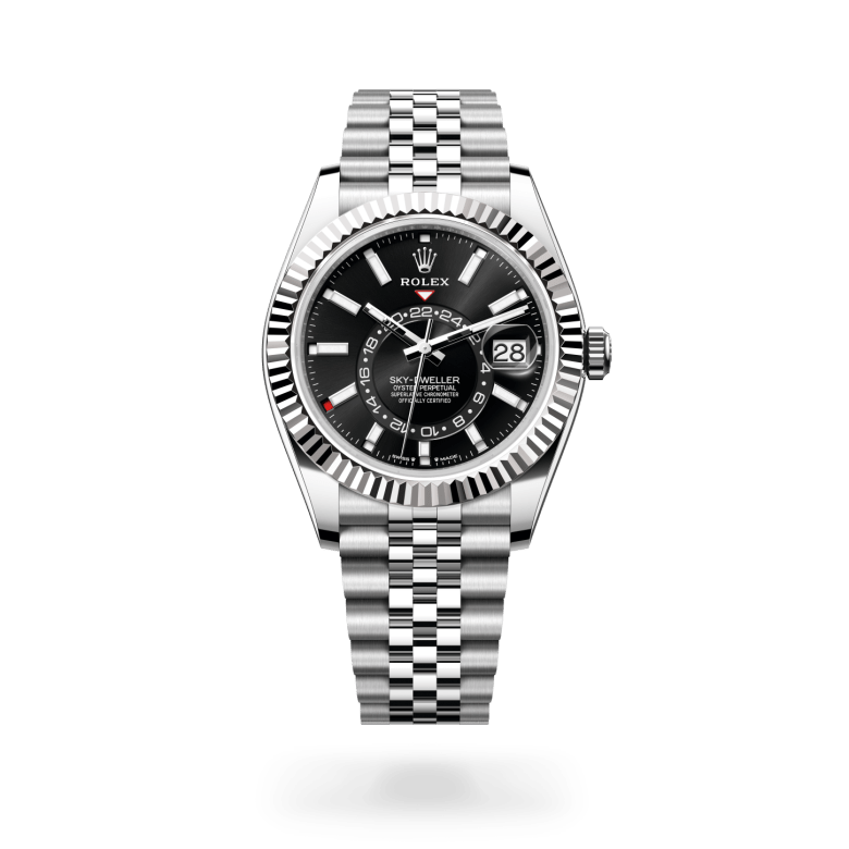 Rolex Sky-Dweller Oyster, 42 mm, Oystersteel çelik ve beyaz altın M336934-0008