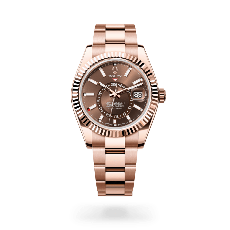 Rolex Sky-Dweller Oyster, 42 mm, Everose altın M336935-0002