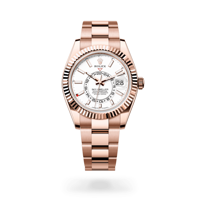 Rolex Sky-Dweller Oyster, 42 mm, Everose altın M336935-0003