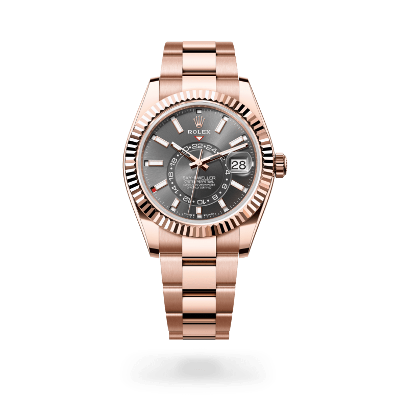 Rolex Sky-Dweller Oyster, 42 mm, Everose altın M336935-0004