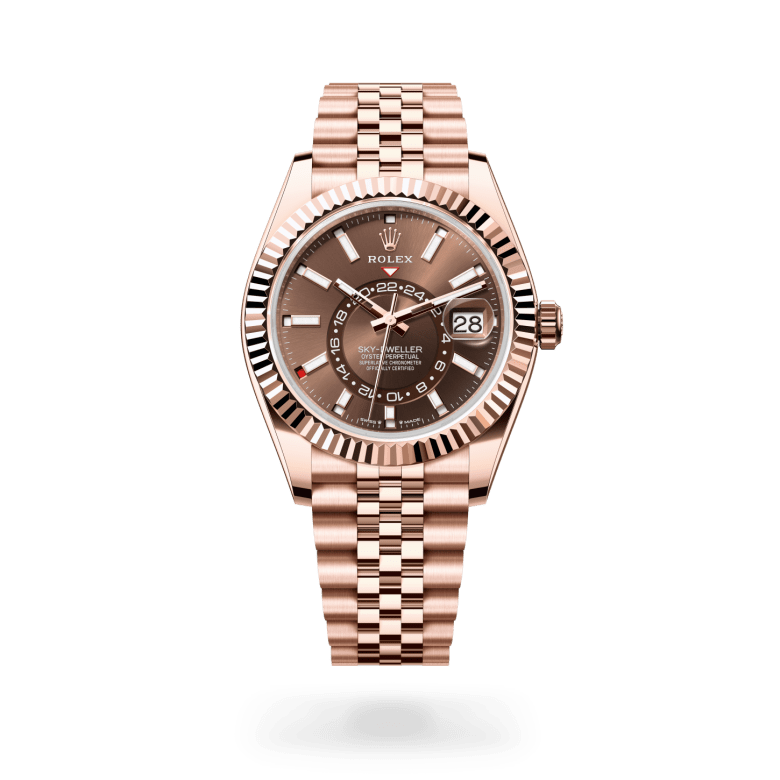 Rolex Sky-Dweller Oyster, 42 mm, Everose altın M336935-0006