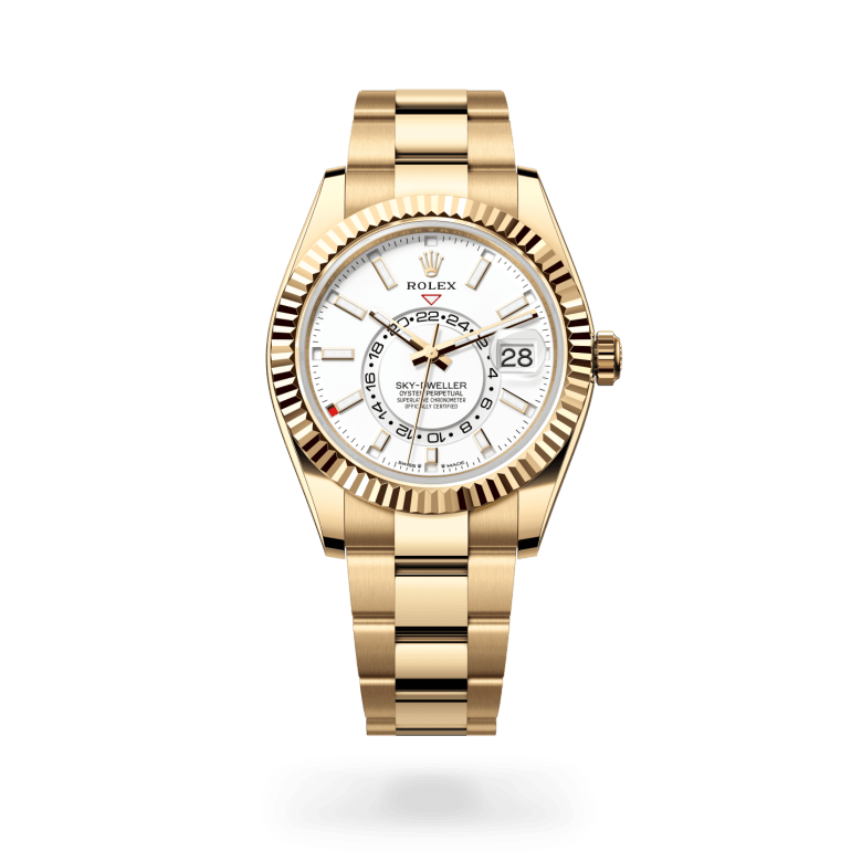 Rolex Sky-Dweller Oyster, 42 mm, sarı altın M336938-0003