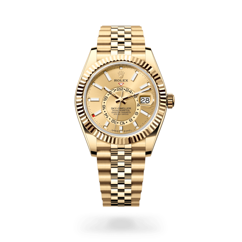 Rolex Sky-Dweller Oyster, 42 mm, sarı altın M336938-0004