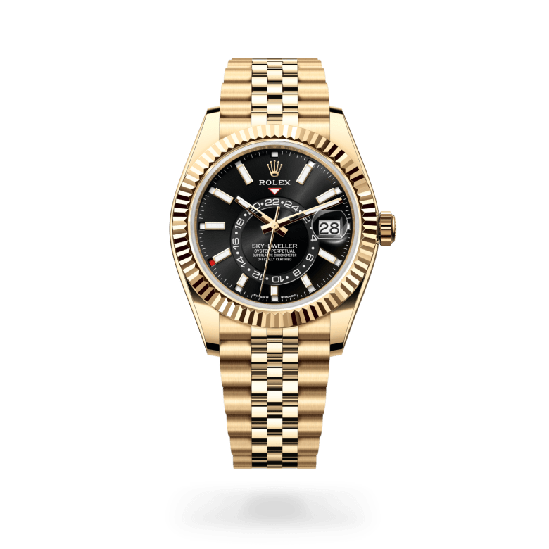 Rolex Sky-Dweller Oyster, 42 mm, sarı altın M336938-0005