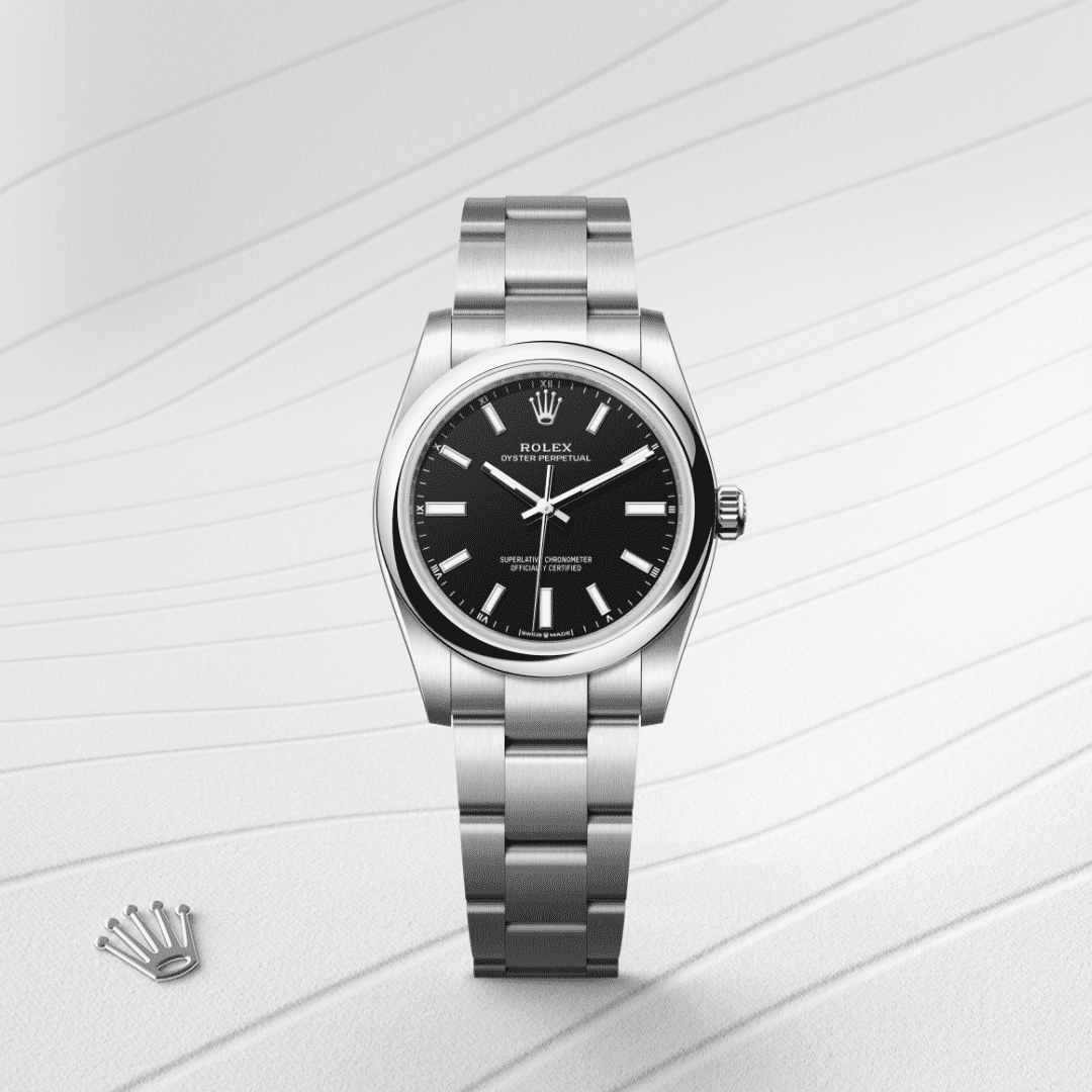 Rolex Oyster Perpetual 34 Oyster, 34 mm, Oystersteel çelik M124200-0010