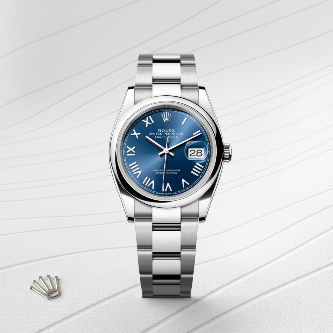 Rolex Datejust 36 Oyster, 36 mm, Oystersteel çelik M126200-0030