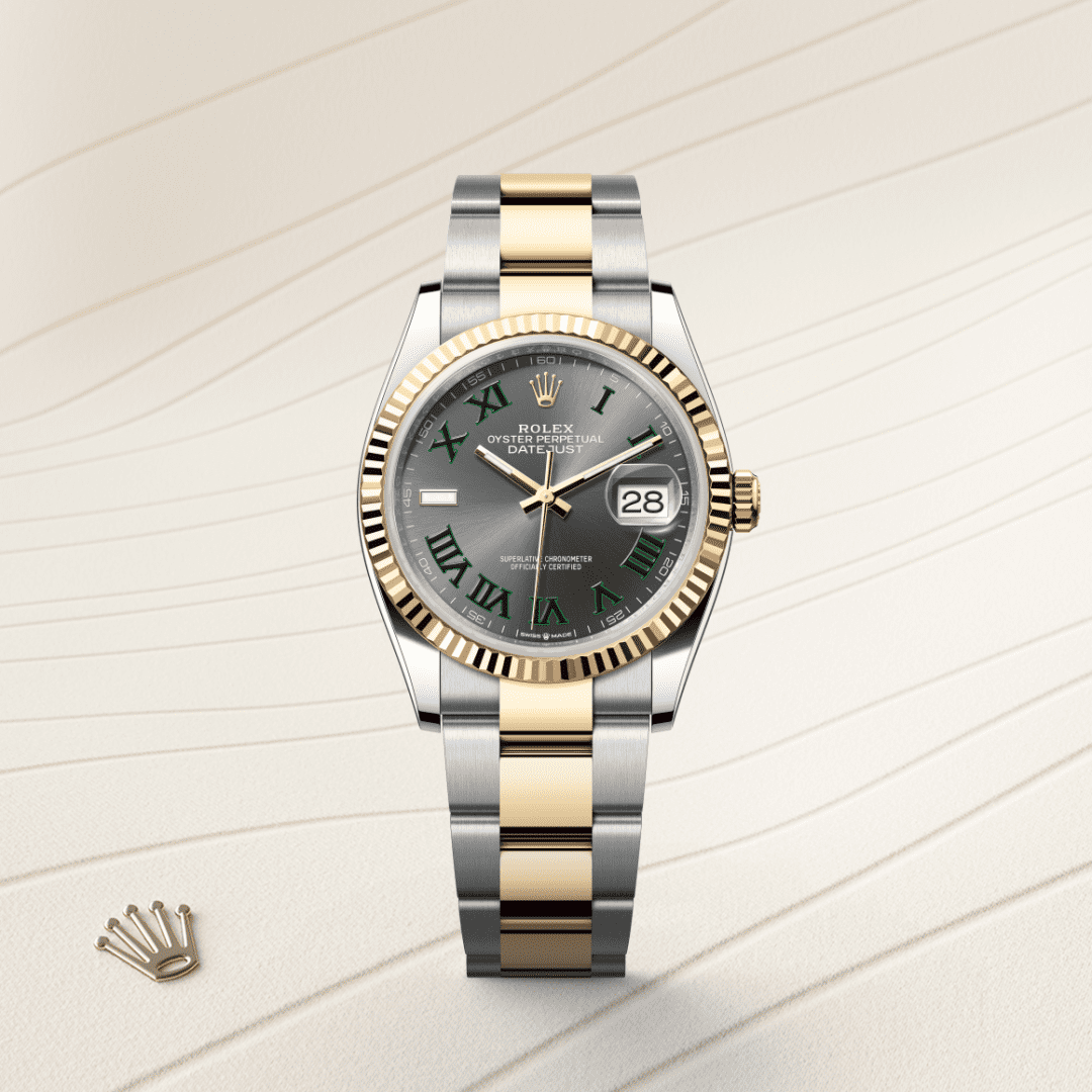 Rolex Datejust 36 Oyster, 36 mm, Oystersteel çelik ve sarı altın M126233-0036