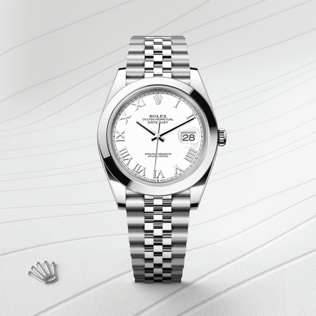 Rolex Datejust 41 Oyster, 41 mm, Oystersteel çelik M126300-0016