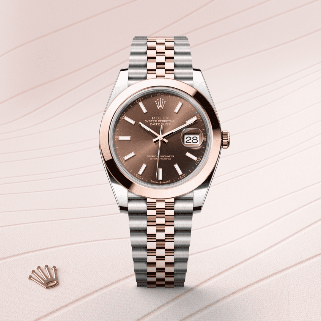 Rolex Datejust 41 Oyster, 41 mm, Oystersteel and Everose gold M126301-0002