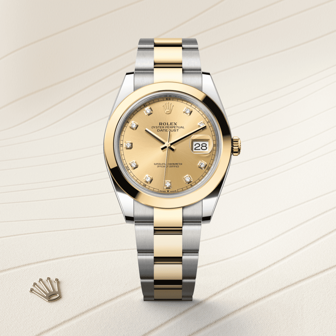 Rolex Datejust 41 Oyster, 41 mm, Oystersteel çelik ve sarı altın M126303-0011