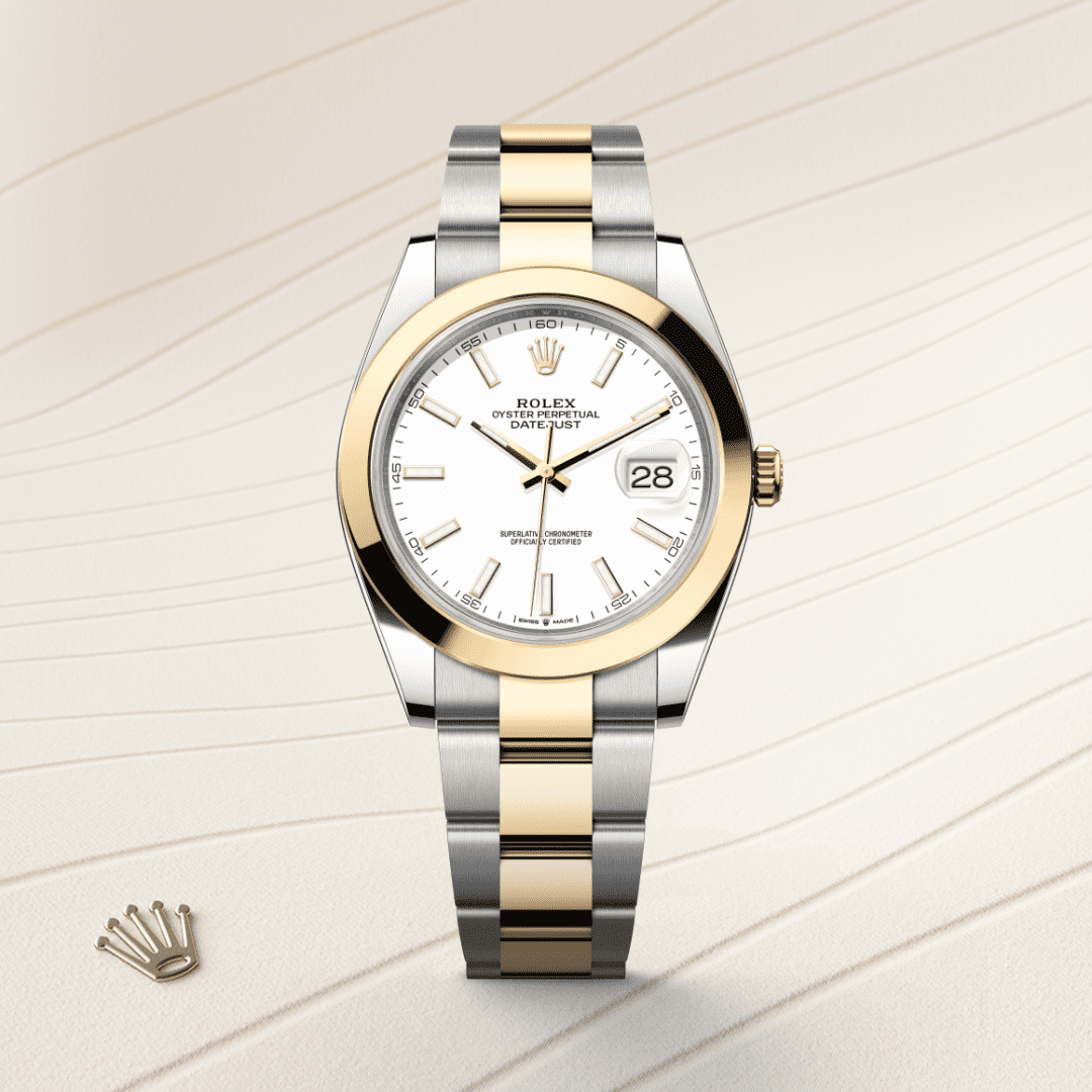 Rolex Datejust 41 Oyster, 41 mm, Oystersteel çelik ve sarı altın M126303-0015