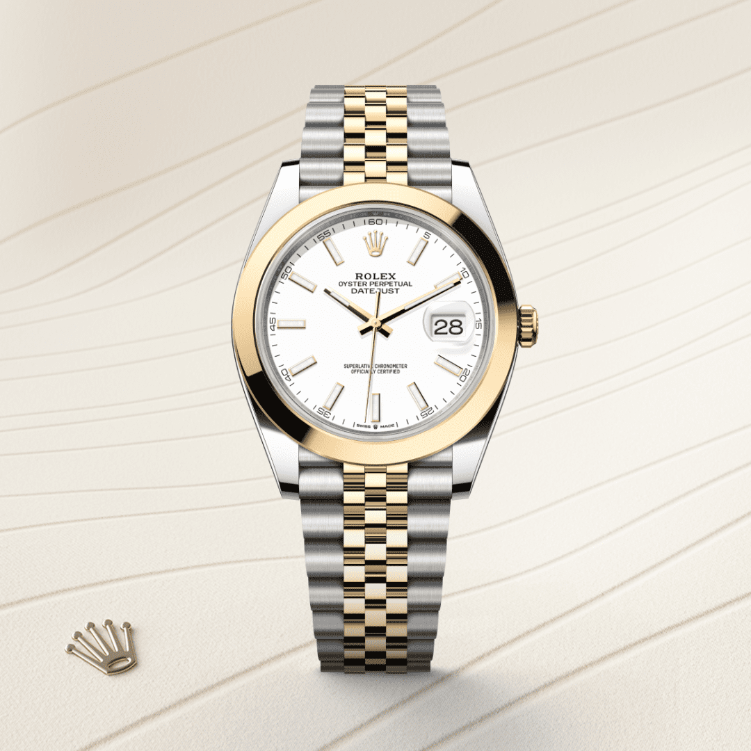 Rolex Datejust 41 Oyster, 41 mm, Oystersteel çelik ve sarı altın M126303-0016