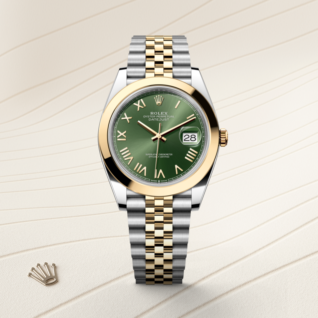 Rolex Datejust 41 Oyster, 41 mm, Oystersteel çelik ve sarı altın M126303-0024