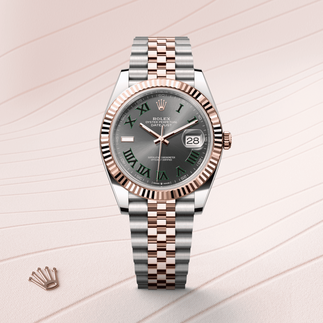 Rolex Datejust 41 Oyster, 41 mm, Oystersteel çelik ve Everose altın M126331-0016