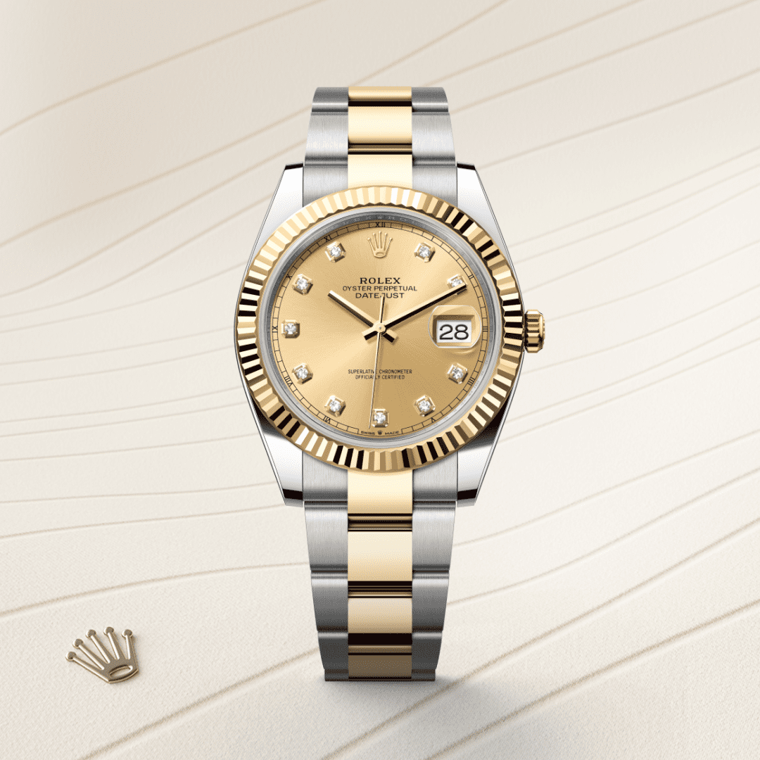 Rolex Datejust 41 Oyster, 41 mm, Oystersteel çelik ve sarı altın M126333-0011