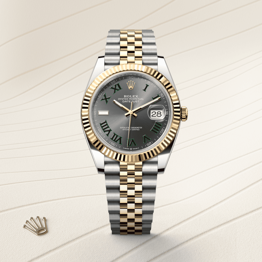 Rolex Datejust 41 Oyster, 41 mm, Oystersteel çelik ve sarı altın M126333-0020