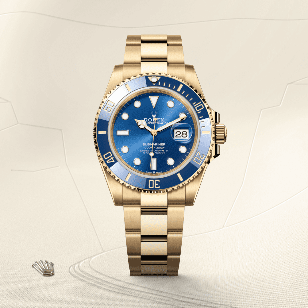 Rolex Submariner Date Oyster, 41 mm, sarı altın M126618LB-0002