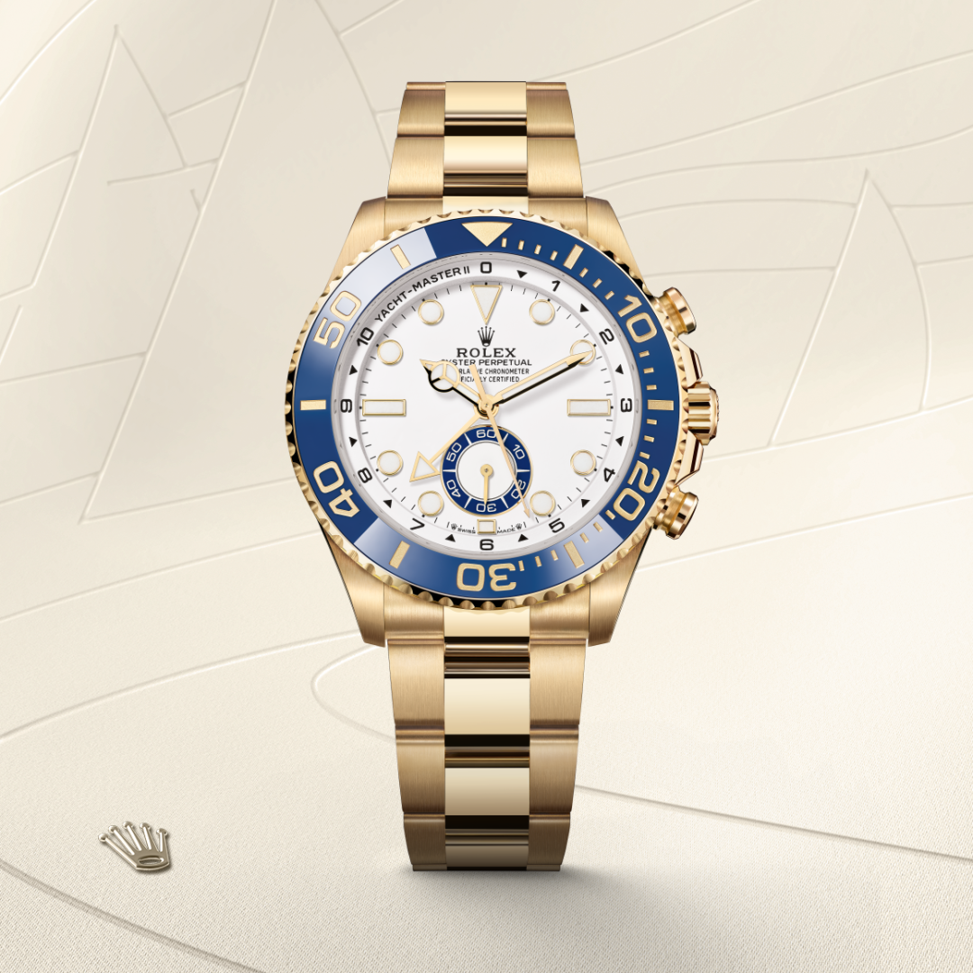 Rolex Yacht-Master II Oyster, 44 mm, sarı altın M126688-0001