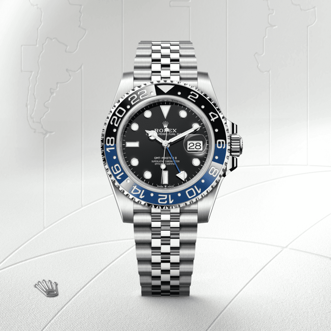 Rolex GMT-Master II Oyster, 40 mm, Oystersteel çelik M126710BLNR-0002