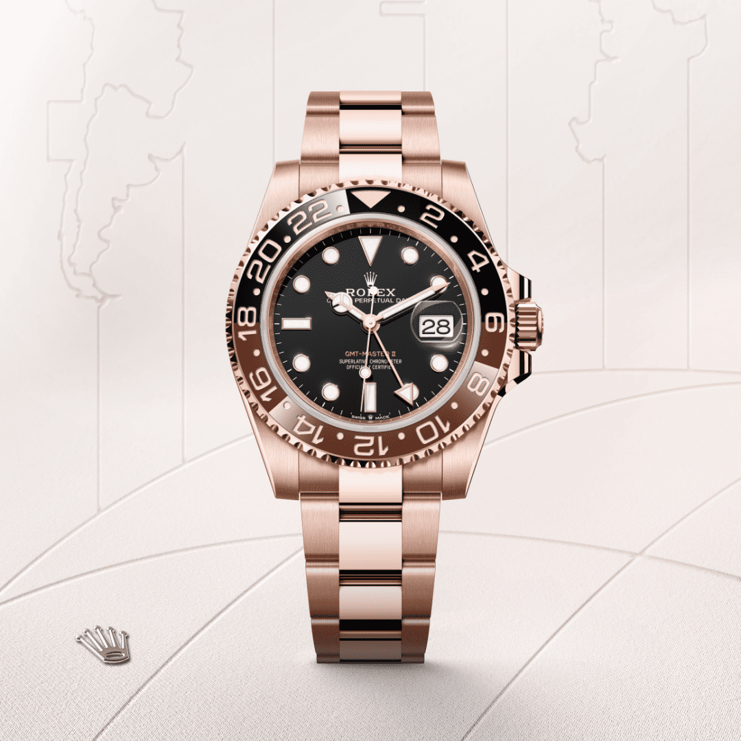 Rolex GMT-Master II Oyster, 40 mm, Everose altın M126715CHNR-0001