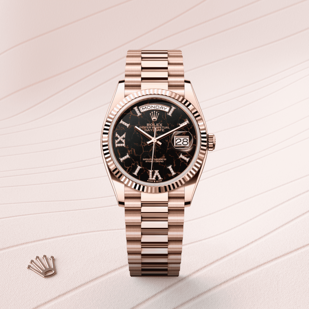 Rolex Day-Date 36 Oyster, 36 mm, Everose altın M128235-0041