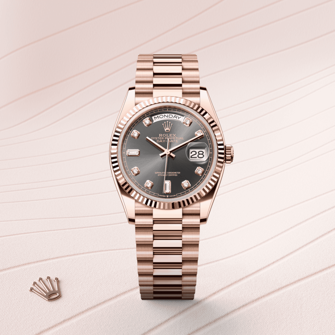 Rolex Day-Date 36 Oyster, 36 mm, Everose altın M128235-0050