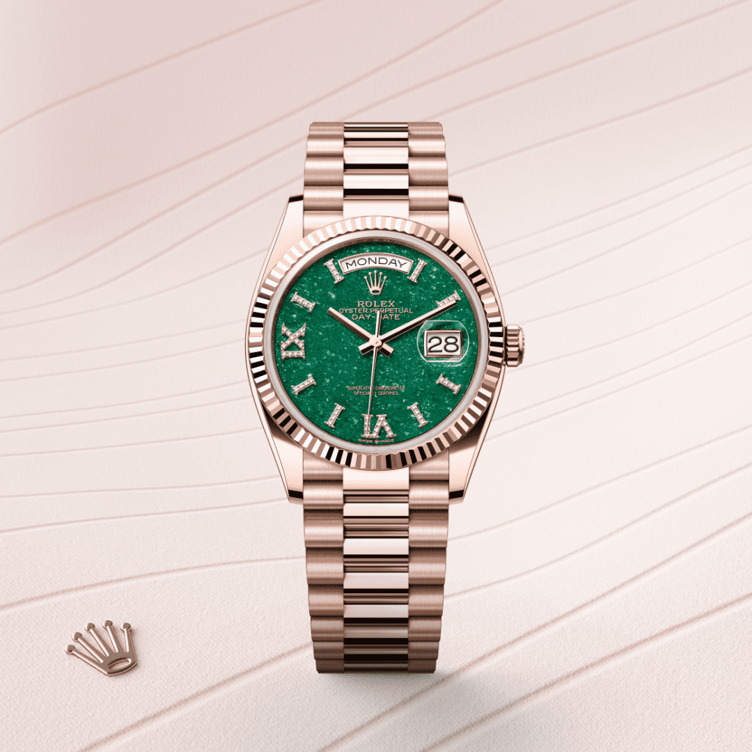 Rolex Day-Date 36 Oyster, 36 mm, Everose altın M128235-0068