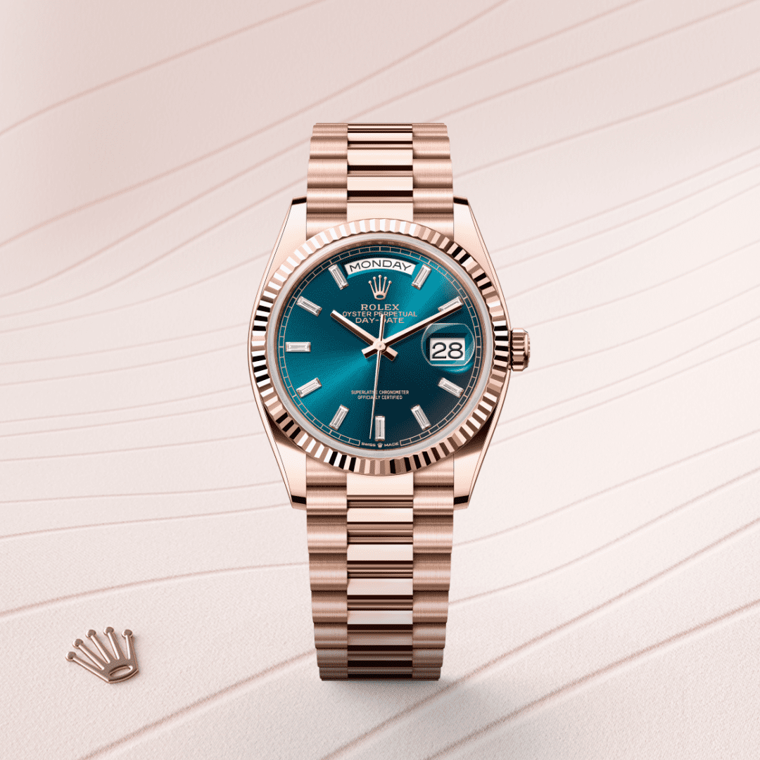 Rolex Day-Date 36 Oyster, 36 mm, Everose altın M128235-0085