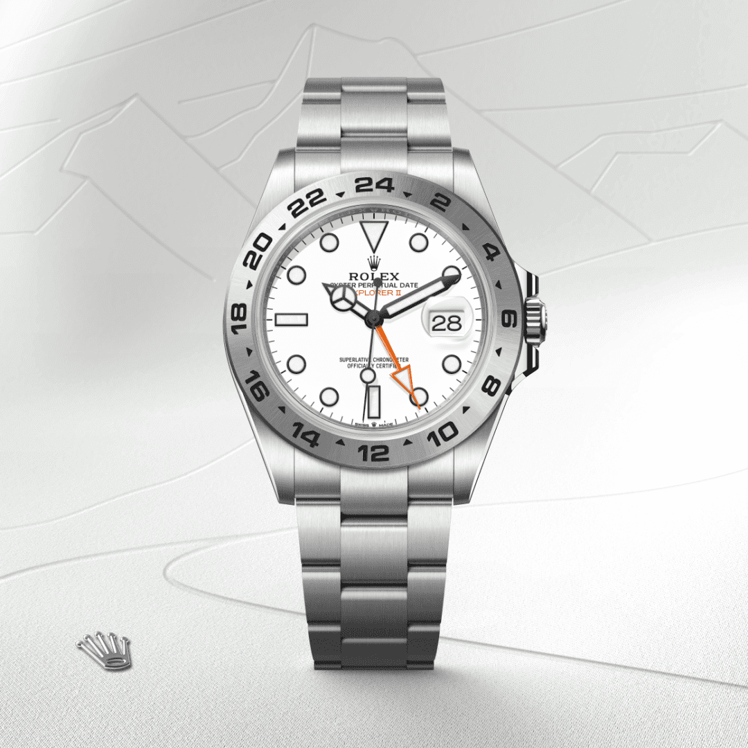 Rolex Explorer II Oyster, 42 mm, Oystersteel çelik M226570-0001