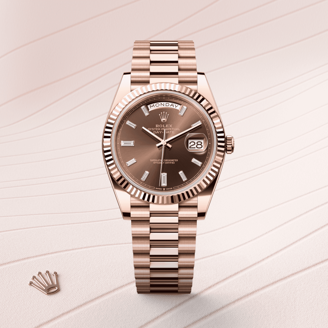 Rolex Day-Date 40 Oyster, 40 mm, Everose altın M228235-0003