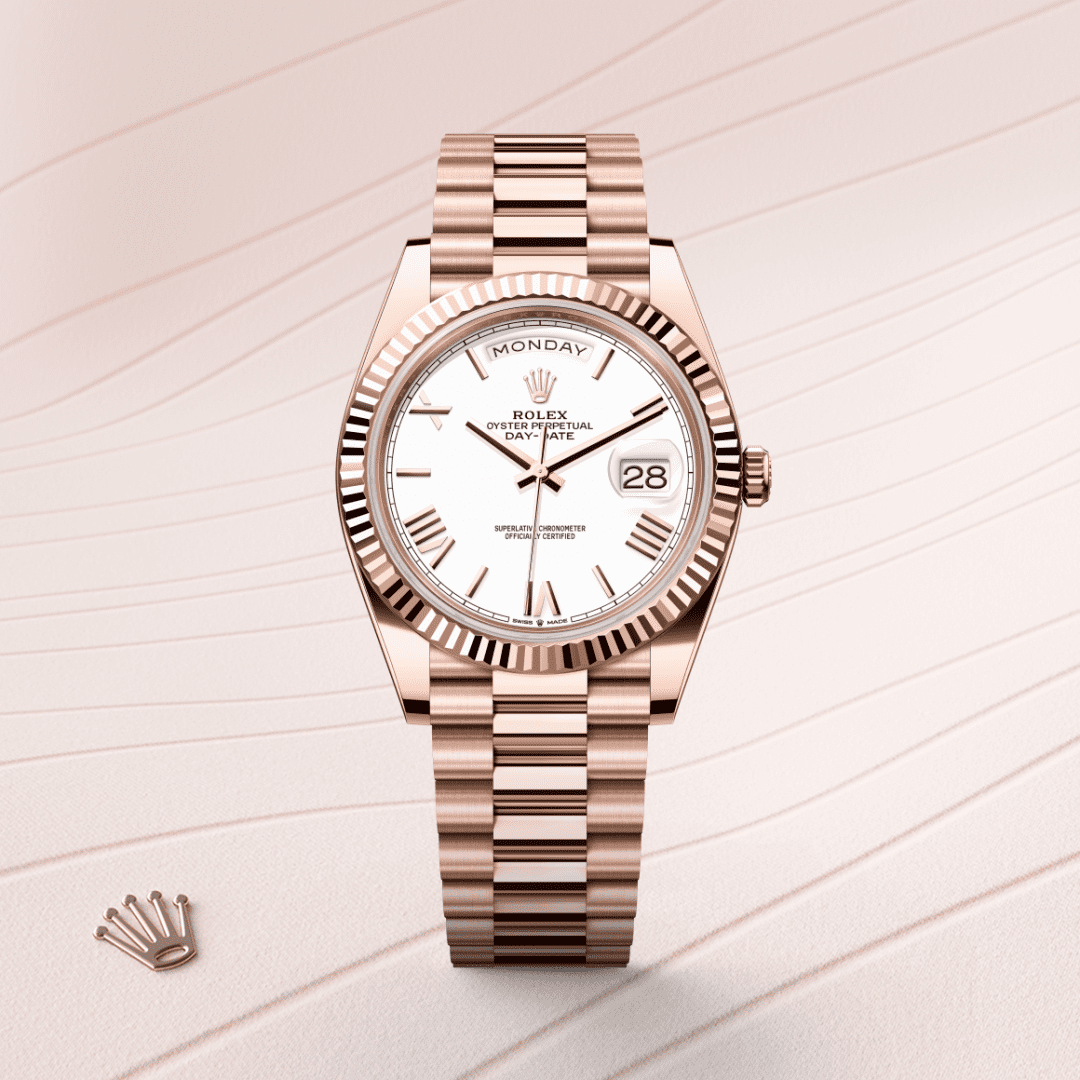 Rolex Day-Date 40 Oyster, 40 mm, Everose altın M228235-0032